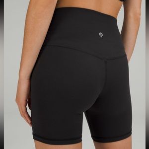 Lululemon align high rise short 6” size 4 black